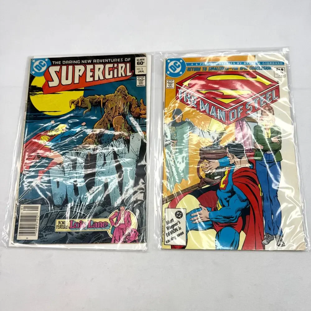 DC Supergirl/ Man of Steel Comics